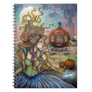 Caderno Espiral Cinderella Fantasy Art de Molly Harrison