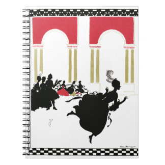 Caderno Espiral CINDERELLA SILHOUETTE por Rackham Spiral Notebook