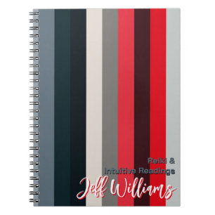 Caderno Espiral Cinematográfico Vermelho e Cinza Escala de Estétic