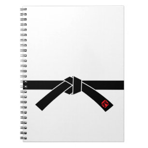 Caderno Espiral Cinturão Negro, Artes Marciais 黒 帯, 武 道