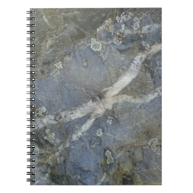 Caderno Espiral Cinza Marble Stone (Frente)