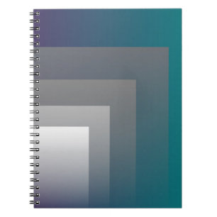 Caderno Espiral cinza roxa