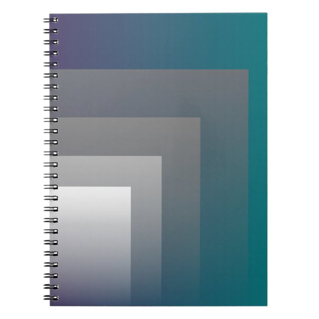 Caderno Espiral cinza roxa (Frente)