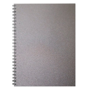 Caderno Espiral Cinzas de gradiente de ambiente de trabalho em seg