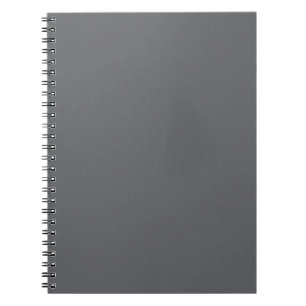 Caderno Espiral Cinzas De Sementes De Colza, Cor Sólida Neutra Es