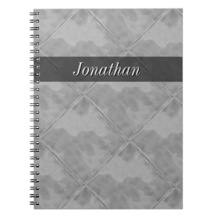 Caderno Espiral Cinzas de superfície cerâmicas do azulejo liso