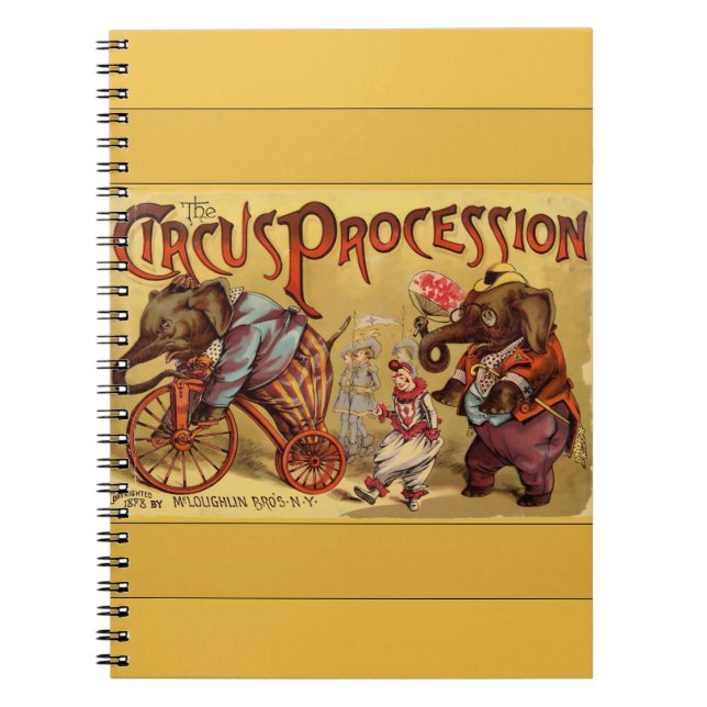 Caderno Espiral Circo (Frente)
