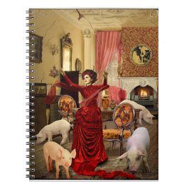 Caderno Espiral Circo Vitoriano