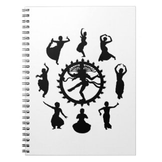 Caderno Espiral Círculo da Dança Indiana