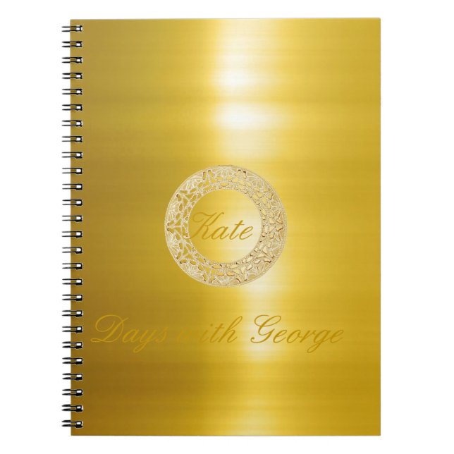 Caderno Espiral Círculo dourado (Frente)