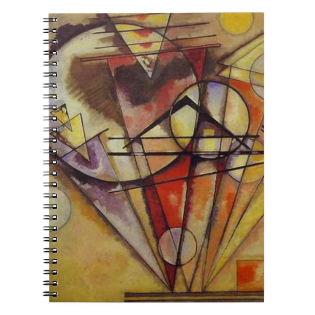 Caderno Espiral Círculos de Abstrato Kandinsky (Frente)