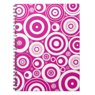 Caderno Espiral Círculos retrorreflectores Concentrados de Mod Ros