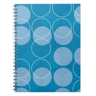 Caderno Espiral Círculos retros