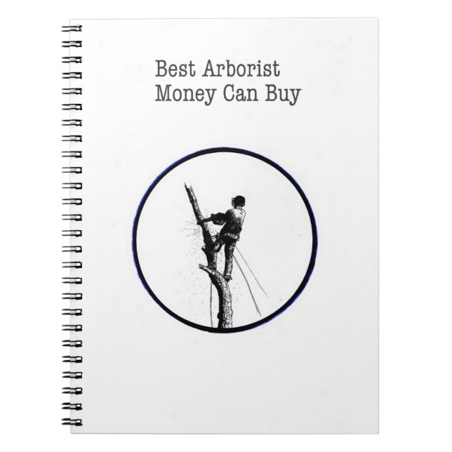 Caderno Espiral Cirurgião arborista da serra (Frente)