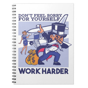 Caderno Espiral Citação Chave para o Sucesso nos Negócios
