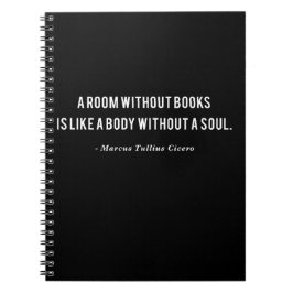 Caderno Espiral Citação dos Livros Marcus Tullius Cícero