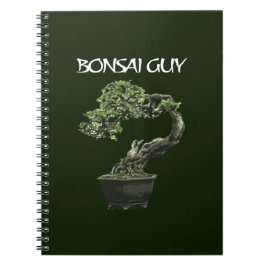 Caderno Espiral Citação engraçada do cara do bonsai para amantes d