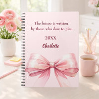 Citação inspiradora de laço rosa