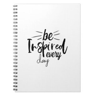 Caderno Espiral Citação Inspiradora Diária