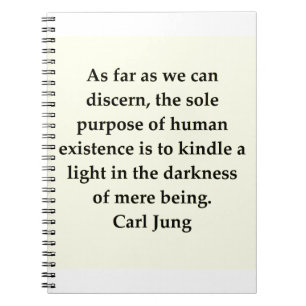 Caderno Espiral citações de Carl Jung