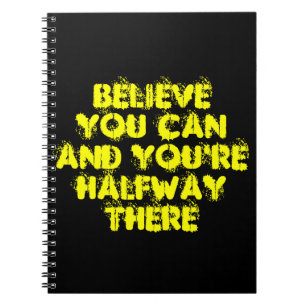 Caderno Espiral Citações de Êxito Positivas de Motivação Insp