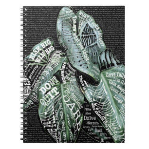 Caderno Espiral Citações de LIFE bilíngue motivacionais