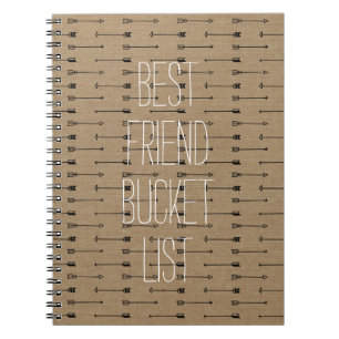 Caderno Espiral Citações inspiradas do viagem da lista do balde