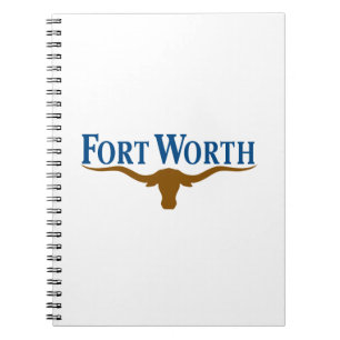 Caderno Espiral City Flag of Fort Worth (Texas)