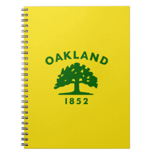 Caderno Espiral City Flag of Oakland (Califórnia)