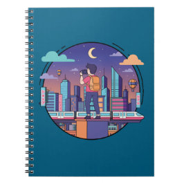 Caderno Espiral City Night Traveler