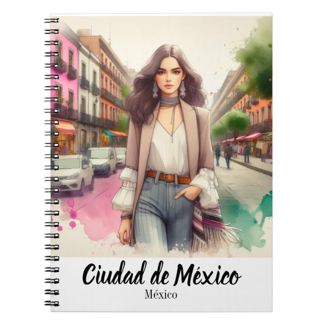 Caderno Espiral Ciudad de México (Frente)