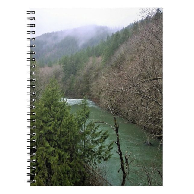 Caderno Espiral Clackamas River, Oregon (Frente)