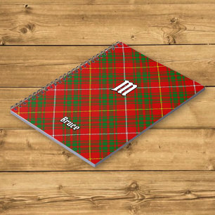 Caderno Espiral Clan Bruce Tartan