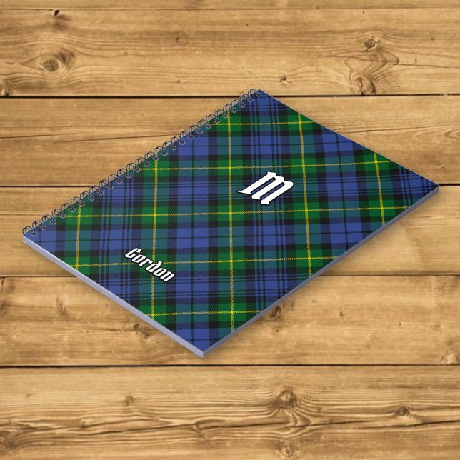 Caderno Espiral Clan Gordon Tartan Notebook (Criador carregado)