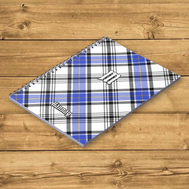 Caderno Espiral Clan Hannay Tartan (Criador carregado)