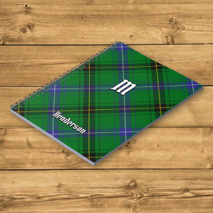 Caderno Espiral Clan Henderson Tartan