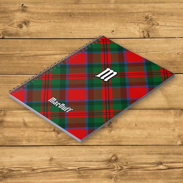 Caderno Espiral Clan MacDuff Tartan (Criador carregado)