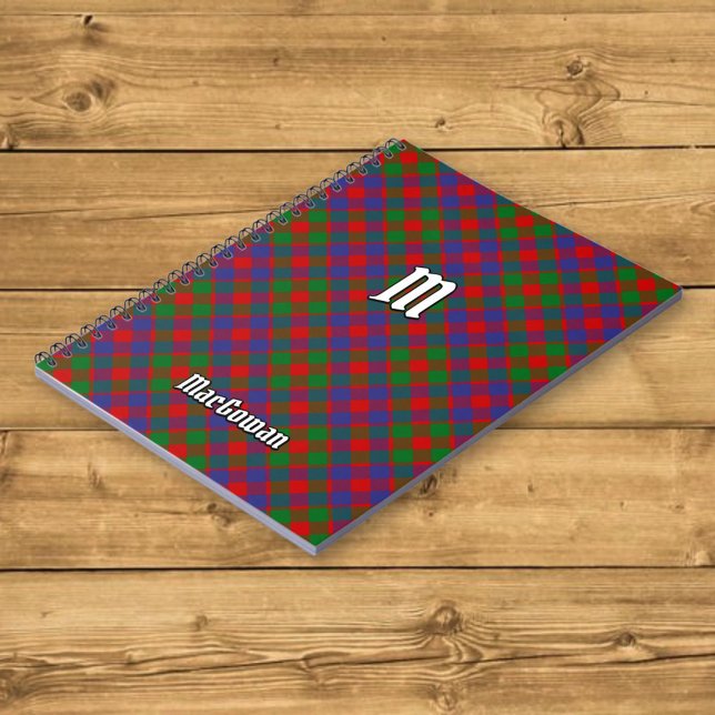 Caderno Espiral Clan MacGowan Tartan (Criador carregado)