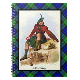 Caderno Espiral Clan MacKay Scottish Highland Dreams