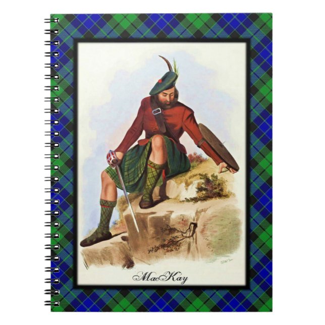 Caderno Espiral Clan MacKay Scottish Highland Dreams (Frente)
