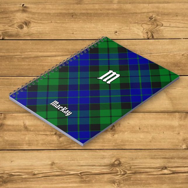 Caderno Espiral Clan MacKay Tartan (Criador carregado)