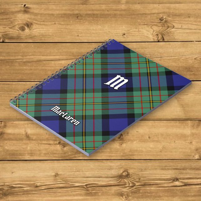 Caderno Espiral Clan MacLaren Tartan (Criador carregado)
