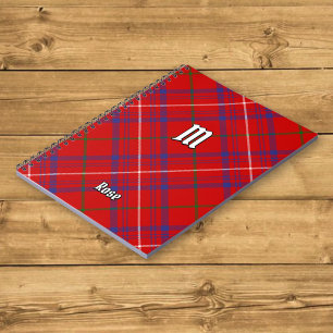 Caderno Espiral Clan Rosa Tartan