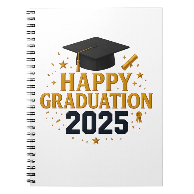 Caderno Espiral Class of 2025 Celebration Tee – Wear Your Pride! (Frente)