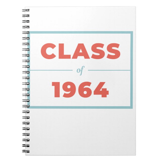 Caderno Espiral Classe de 1964 (Frente)