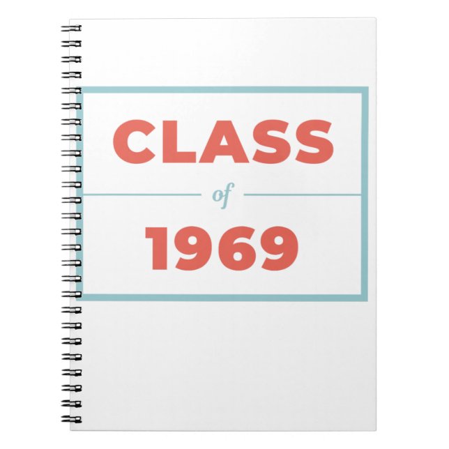 Caderno Espiral Classe de 1969 (Frente)
