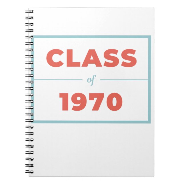 Caderno Espiral Classe de 1970 (Frente)