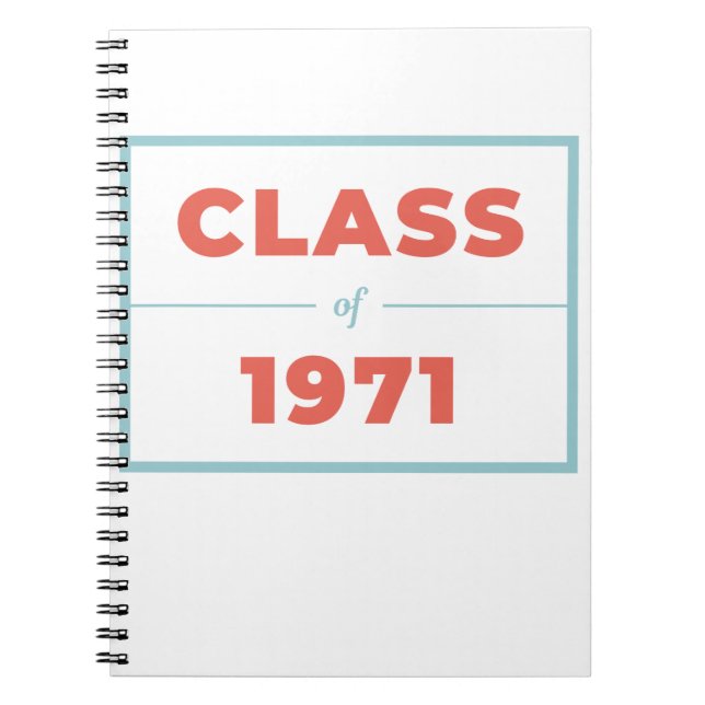 Caderno Espiral Classe de 1971 (Frente)