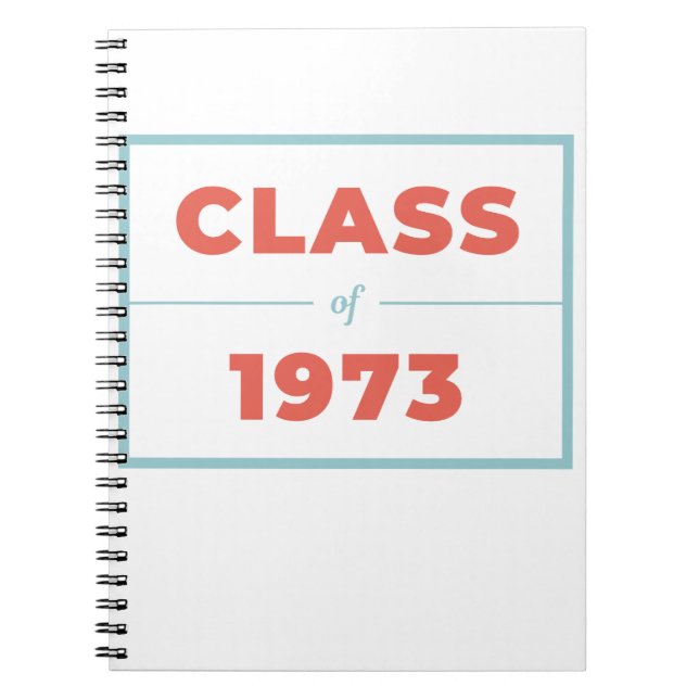 Caderno Espiral Classe de 1973 (Frente)