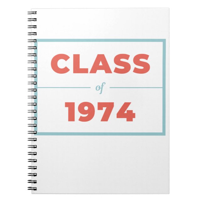 Caderno Espiral Classe de 1974 (Frente)